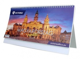 Naptár, asztali, álló, VICTORIA OFFICE "Magyarország Csodái" (2026 évi)