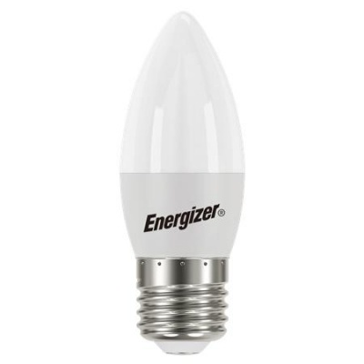 LED izzó, E27, gyertya, 4,9W (40W), 470lm, 3000K, ENERGIZER