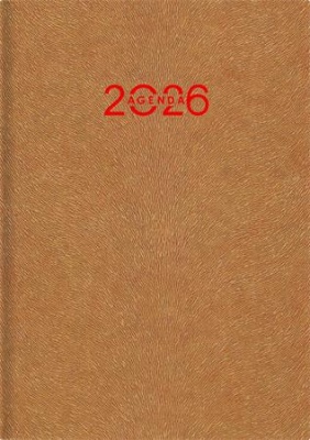 Naptár, tervező, A5, heti, DAYLINER "Animal", Gazelle-okker