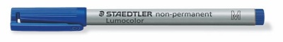 Alkoholmentes marker, OHP, 1 mm, STAEDTLER "Lumocolor® 315 M", kék