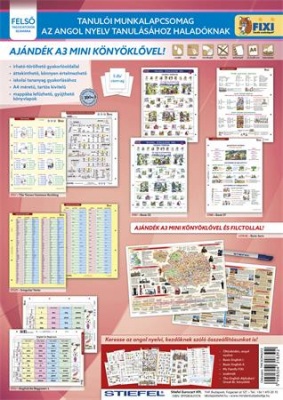 Tanulói munkalap csomag, 5 munkalap, 1 alátét, filc, STIEFEL "Angol haladóknak"