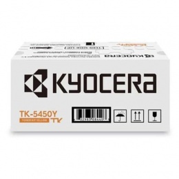 TK5450Y Lézertoner ECOSYS MA2600cfx, PA2600cwx nyomtatókhoz, KYOCERA, sárga, 3,2K